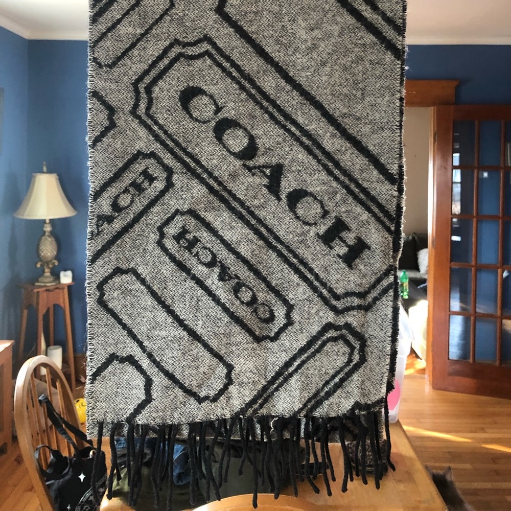 Coach reversible scarf